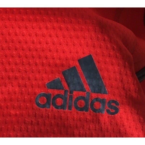 Adidas Shorts Men's Size 3XL Red Black Climalite Essential Basketball Sports NEW - Picture 3 of 7